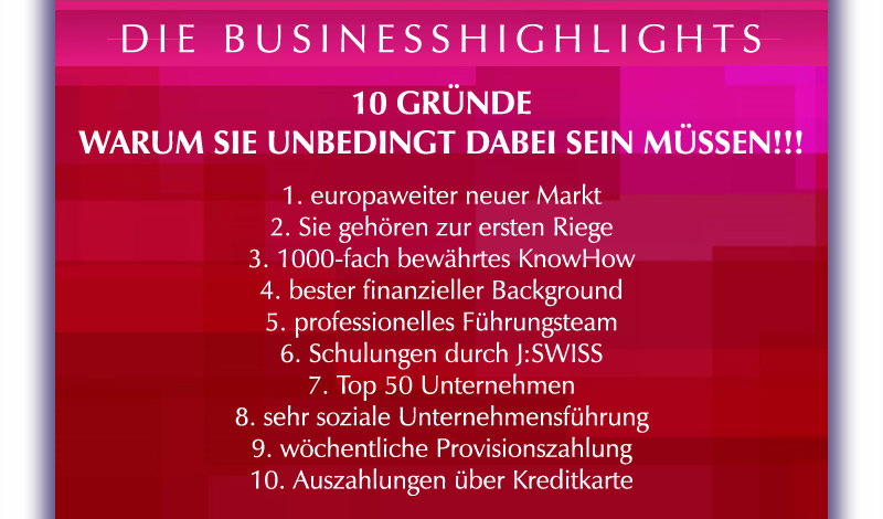 Die Businesshighlights